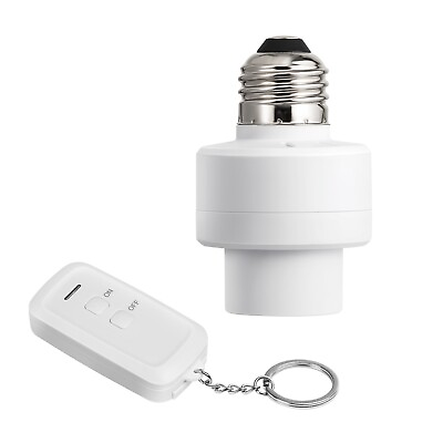 #ad DEWENWILS Remote Control Light Socket Wireless Remote Control Lamp Bulbs Socket $13.59