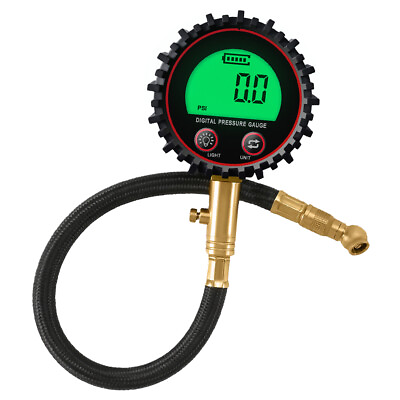 #ad Accurate Digital Air Pressure Tire Gauge 3 255 PSI LCD Screen for Truck Car Bike $18.12