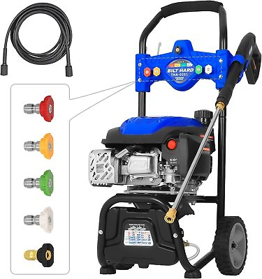 #ad #ad Gas Pressure Washer 3100 PSI 2.4 GPM5 Nozzle Tips 25ft HoseSoap Tank $298.98