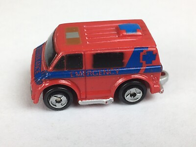 #ad Galoob Micro Machines Ambulance Van Red And Blue VTG 1986 $2.89