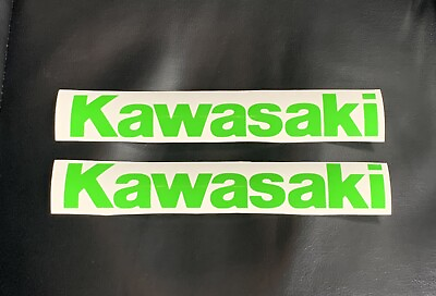 Kawasaki Sticker Decal Kawasaki Vinyl Sticker 2x PAIR **10 COLORS SIZE OPTIONS $20.98