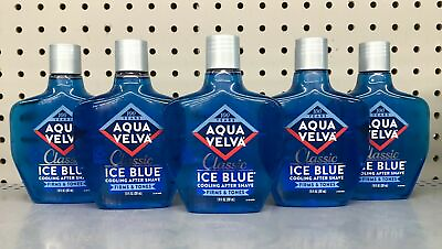 AQUA VELVA CLASSIC ICE BLUE COOLING AFTER SHAVE #ad $39.99