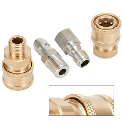 #ad Pressure Washer Coupling Quick Release Adapter 1 4quot; Male Male Fitting New $8.66