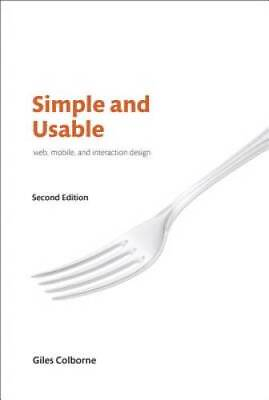 #ad Simple and Usable Web Mobile and Interaction Design 2nd Edition Voic GOOD $6.88