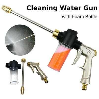Car Snow Foam Washer Gun High Pressure Power Wash Cleaning Soap Bottle Sprayer #ad $13.29