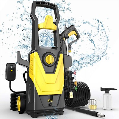 #ad #ad Electric Pressure Washer 1100PSI Max with 20FT Hose 4 Nozzles Foam Cannon NEW $129.99