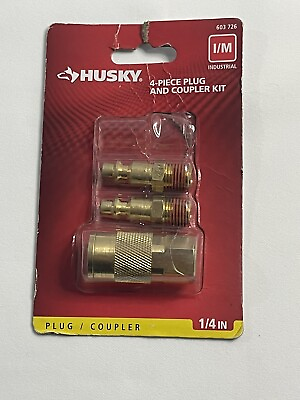 Husky 3 Piece Plug amp; Couple Kit 1 4quot; 603 726 #ad $2.90