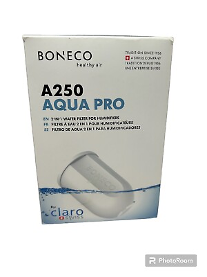 Boneco A250 Aqua Pro By Claro Swiss New 2 in 1 Water Filter for Humidifiers #ad $14.50