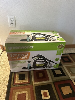 Greenworks GPW1704 1700 PSI 1.2 GPM Cold Water Electric Pressure Washer NEW #ad $89.00
