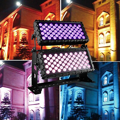#ad outdoor wall light 120x10W 4in1 dmx waterproof led par uplight building washer $999.00