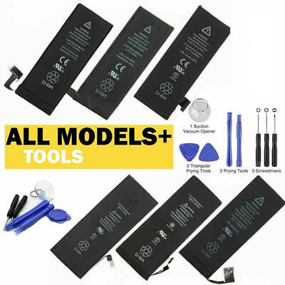 OEM Replacement Internal Battery For iPhone 5S 6 6S 7 8 11 X XS XR Plus SE Tool $9.66