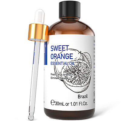 #ad 30ml 1oz Sweet Orange Essential Oil 100% Pure Natural Aromatherapy Diffuser Skin $7.99