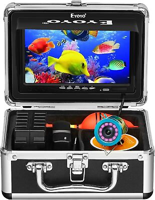 #ad EYOYO EF07B Underwater 1000TVL Fishing Camera 7quot; 15M IR Infrared Fish Finder $147.89