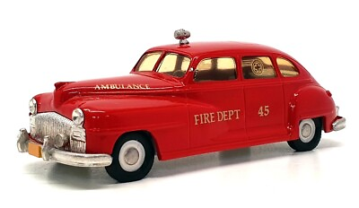 The Sun Motor Co. 1 43 Scale FE301 DeSoto Ambulance Fire Dept. Red GBP 89.99