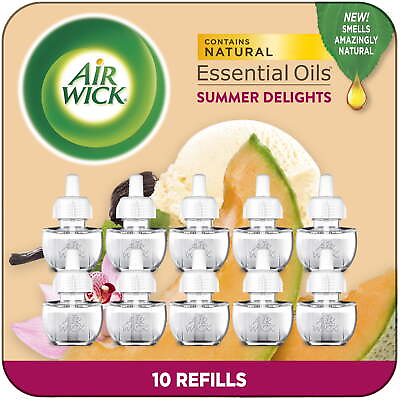 #ad Plug in Scented Oil Refill 10ct Summer Delights Scented Oil Air Freshener $19.69