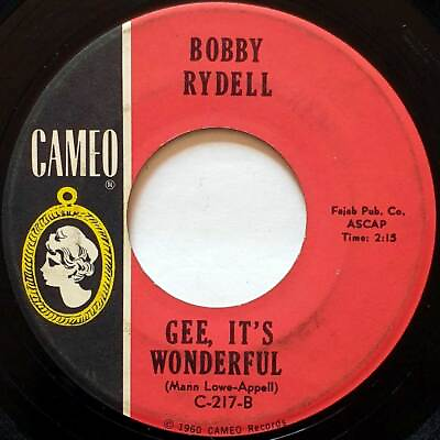 #ad Bobby Rydell quot;I#x27;ll Never Dance Again Gee It#x27;s Wonderfulquot; 7quot; 45 rpm Single $2.39