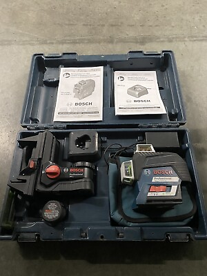 #ad Bosch GLL3 330CG 200ft 360 Degree Green Three Plane Self Leveling Used $300.00
