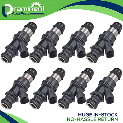 #ad 8X Fuel Injectors 4 Hole for Chevrolet GMC C3500 To C7500 8.1L V8 01 09 17124531 $33.58