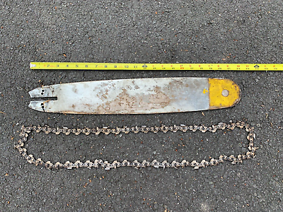 #ad McCulloch Chainsaw 20 Inch Guide Bar And Chain $24.00
