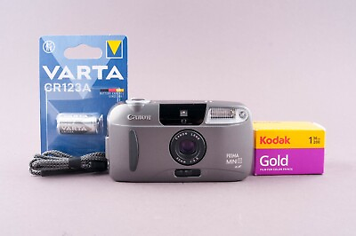 #ad Canon Prima Mini II 35mm Pointamp;Shooot Film Camera $249.00