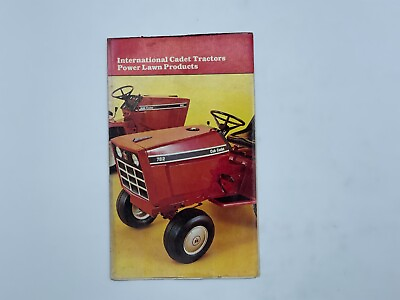 #ad International Cadet Tractors Power lawn Products Brochure $16.95