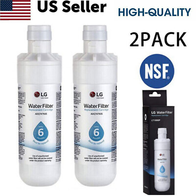#ad 2 PACK Replacement Refrigerator Refresh Ice Water Filter LG LT1000P ADQ747935 US $16.99