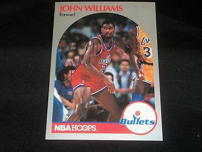 #ad #ad Washington Bullets John Hot Plate Williams Signed Auto 1990 91 Hoops #304 A17 $149.99