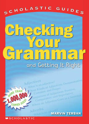 #ad #ad Scholastic Guide: Checking Your Grammar: Scholastic Guides Paperback GOOD $3.73