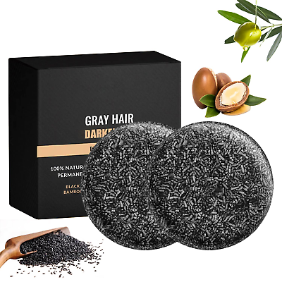 #ad SPARTAN Gray Hair Reverse Bar Mane Gray Reverse Bar for Unisex Shampoo Soap 2P $23.99
