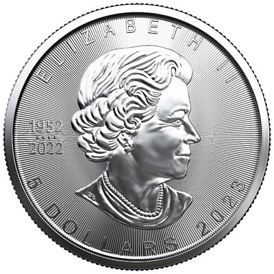 #ad Canada 2023 $5 1 oz Silver Maple Leaf Coin GEM BU $29.99
