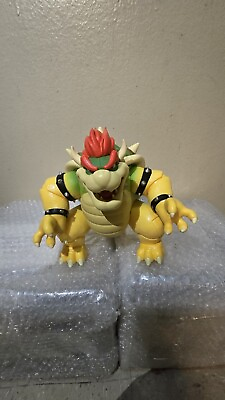 #ad The Super Mario Bros. Movie 7 inch Feature Bowser Action Figure with Fire $21.00