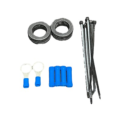 #ad 2Pack Electric Kit Rubber Grommet Insulated Ring Terminal Gauge Butt Connector $6.00