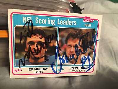 #ad #ad Ed Murray John Smith Autographed Football Card $15.00