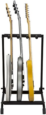 #ad Multi Guitar Stand Rack with Folding Design; Holds up to 3 Electric or Acoustic $39.99