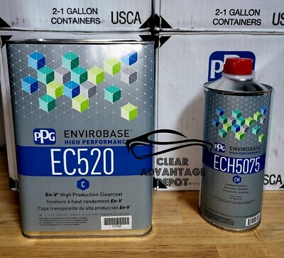 #ad Ec520 Ppg Envirobase 1 Gallon Ech5075 1 Quart Standard Hardener. FREE SHIPPING $450.00