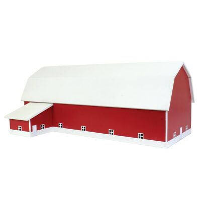 #ad 1 64 Red amp; White 60ft x 120ft Wooden Dairy Barn with Milk House STA 216 $124.99