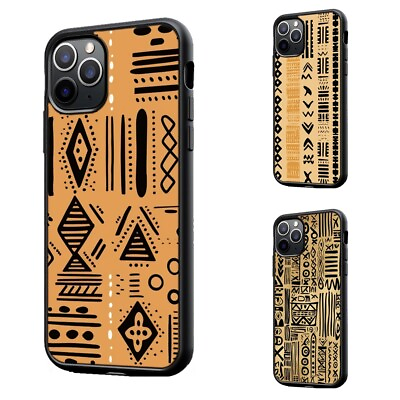 #ad Anti scratch Case For Samsung Galaxy S10 S20 S21 S22 S23 Mud Cloth Prints $9.99