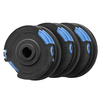 #ad Homelite Electric String Trimmer 0.065 in. Replacement Spool 3 Pack AC41RL3B $7.50
