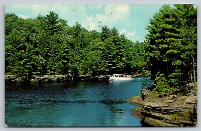 #ad VTG Post Card The Mouth of Cold Water Canon Wisconsin Dells Wisconsin $2.88