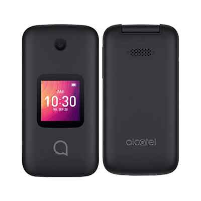 #ad Alcatel Go Flip 3 4052W Black T Mobile 4G VoLTE Flip Phone Unlocked $59.99