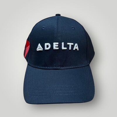 #ad Delta Air Lines Official Collectible Embroidered Adjustable Baseball Cap Hat New $25.00