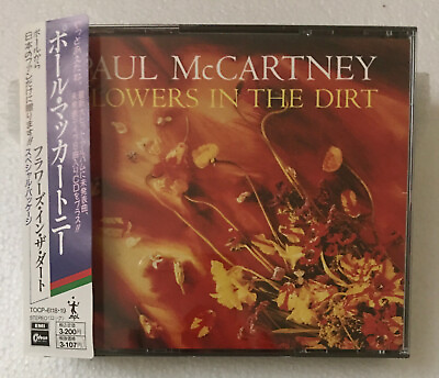 #ad PAUL McCARTNEY Flowers In The Dirt Japanese release 1989 With Bonus Disc $75.00