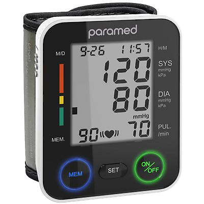 PARAMED Automatic Wrist Blood Pressure Monitor: Blood Pressure Kit of Bp Cuff... $40.24