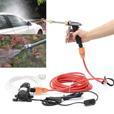 #ad Portable Car Electric Washer High Pressure 12V Pump Washing Gun Water Machine $59.99