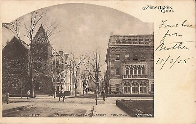 #ad New Haven CONNECTICUT YALE: St Anthony Vanderbilt amp; York Halls 1905 $8.50