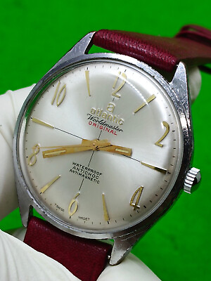 #ad Atlantic Worldmaster Original watch 21 Jewels Mechanical Manual $155.00