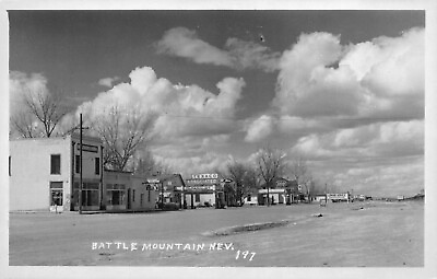 Real Photo Postcard Businesses Texaco Gas in Battle Mountain Nevada 124095 $25.00