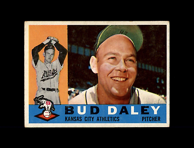 #ad 1960 Topps Baseball #8 Bud Daley A#x27;s EX $3.50