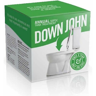#ad Down John Septic Tank Treatment Once a Year Improves Drain Field Absorption $75.00